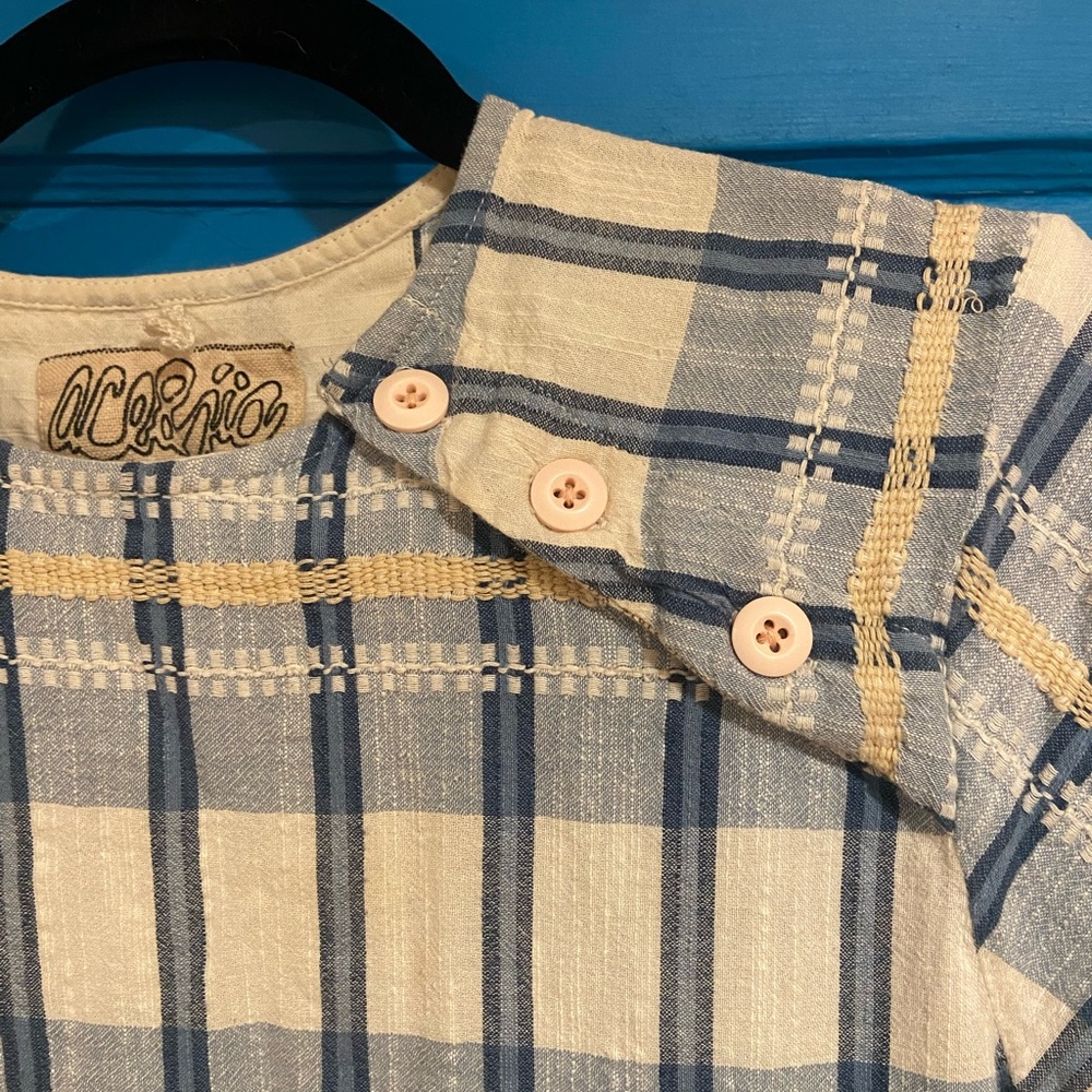Ace and Jig blue & white dress small